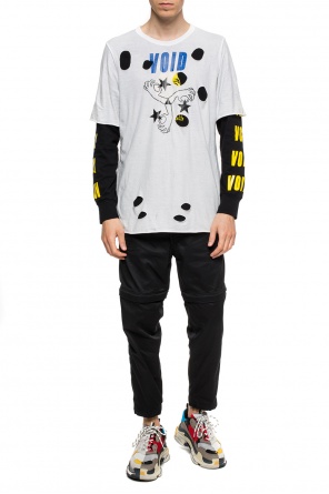 Two-layered sweatshirt with prints, zdjęcie 2 Two-layered sweatshirt with prints od Diesel